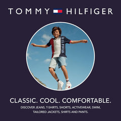 Tommy Hilfiger Boys' Clark Stretch Twill Jogger Pant, Drawstring Closure