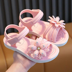 Girls Dress Sandals Children Shoes Girls Sandals Summer Soft Sole Non Slip Comfortable Fashion Shoes Bow Sandals