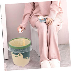 GLEAVI Plastic Bin for Kitchen Can Elegant Wastebasket Dustbin for Living Room