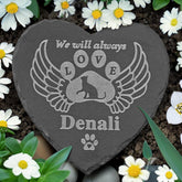 Dog Memorial Gift Personalized Dog Memorial Stone - Pet Memorial Gifts for Cats - Sympathy Gifts for Loss of Dog - Gifts for Loss of Dog - Dog Remembrance Gift, 4''×4''/10×10cm