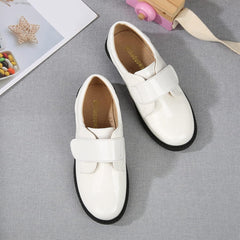 Fashion Summer And Autumn Boys Leather Shoes Boots Thick Soled Student Dress Shoes Performance Youth Boys Boots Size 8