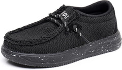 Apakowa Kids Boys Girls Loafers Slip-On Casual Walking Shoes Comfortable & Lightweight (Toddler/Little Kid/Big Kid)