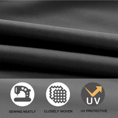 7.5ft/9ft Patio Umbrella Replacement Canopy for 6 Ribs 8 Ribs,Market Umbrella Top Outdoor Umbrella Canopy, Outdoor Replacement Parasol Covers UV Protective Shade Cloth