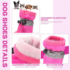 Dog Shoes for Small Dogs, Anti-Slip Dog Booties and Paw Protectors, Dog Snow Boots for Small Medium Dogs (XS)