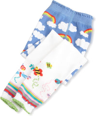 Jefferies Socks, Llc Baby-Girls Newborn Clouds Capri