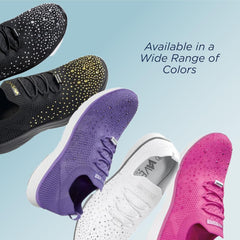 Vevo Active Women's Steffi Rhinestone Embellished Slip-On Sneaker