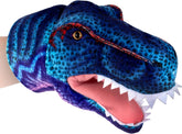 12" T- Rex Puppet - Dinosaur Stuffed Animal Puppets Toys for Kids, Soft Plush Dino Puppet, Dinosaur Birthday Party Roleplay, (Blue 12")
