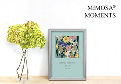 MIMOSA MOMENTS Dots Brass-tone Plating Metal Picture Frame with Stand, Display 5x7 Photo (Brass,5x7)