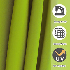 6/8 Ribs Patio Umbrella Replacement Covers, Outdoor Market Table Yard Umbrella Canopy Replacement Canvas, Umbrella Top Cover UV Protective Cloth, For Lawn Garden Backyard Pool(Light Coffee,6.5FT(6-rib