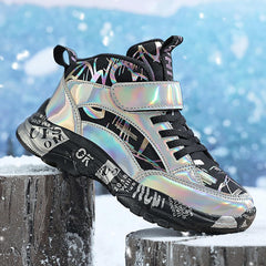 Boys Snow Boots Winter Waterproof Anti-Skid Boots Hiking Outdoor Sneakers Shoes for Unisex Kids(/Little Kid/Big Kid)