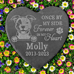 Bulldog Outdoor Memorial, Bulldog Memorial Stone, Bulldog Sympathy Gift, Bulldog Keepsake Memorial, in Memory of Bulldog