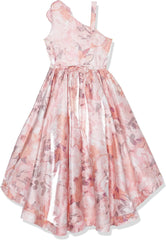 Speechless Girls' One Shoulder Mikado High Low Party Dress