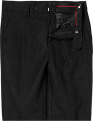 Isaac Mizrahi Boy's Slim Fit Solid Wool Blend Pants