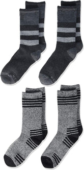 Hanes Boys' Outdoor Socks 4-Pair Pack