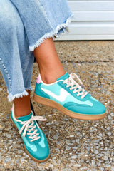 Forever Link Modern-12 Women's Low Top Lady Sneakers Lace-up Fashion Shoes