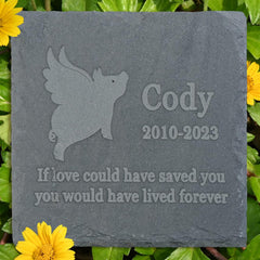 Pet Memorial Stone Gift Personalized - Garden Grave Marker - Pet Sympathy Headstone - Cat Memorial Gravestone - Personalized Cat Memorial Gifts - Pet Keepsake Gifts