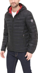 Tommy Hilfiger Men's Water Resistant Ultra Loft Filled Hooded Puffer Jacket