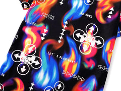 Tebbis 2-Piece Cozy Pajamas For Little/Big Boys Gamer Yellow Short Sleeves Cool PJs Set Kid Size 6-18