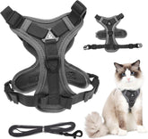 Pet Vest Harness Dog Leash Rope Cat Harness Small Dog Vest Comfortable Elastic Design Size l