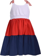 Bonnie Jean Girls Red White and Blue Americana Dress
