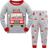 Little Hand Toddler Boys Pajamas Monster Truck Cotton Planets Sleepwear Pjs Sets Long Sleeve Excavator Jammies