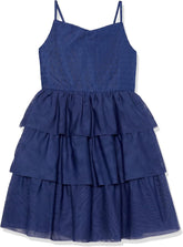 Calvin Klein Girls' Legacy Party Dress, Fit and Flare Silhouette