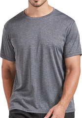 5 Pack Men's Dry Fit T Shirts Athletic Running Gym Workout Short Sleeve Tee Shirts for Men