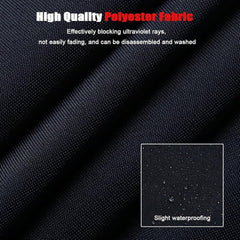 6.5ft 9ft 10ft Outdoor Patio Umbrella Replacement Canopy, 6 Ribs 8 Ribs Umbrella Canopy Cover Replacement Fabric, Parasol Top Cover Replacement UV Protective Fabric, Canopy Only(Coffee,6.5FT(6-ribs))