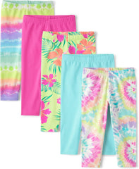 The Children's Place,Girls,Assorted Everyday Capri Leggings