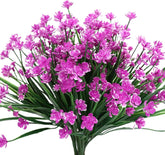 Generic Illustralect Artificial Outdoor Flowers, Outdoor Artificial Flowers UV Resistant Artificial Outdoor Plants, Fake Outdoor Flowers, Artificial Plants Outdoor, for Home Garden Decor, Pink