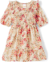 Gymboree Girls' and Toddler Short Sleeve Smocked Dresses