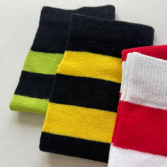 Spotlight Hosiery Extra Large Men's Groomsmen Wedding Dress Striped Socks