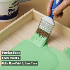 Bates- Paint Brushes for Walls, 0.5", 1", 1.5" & 2", 5 Pack, Synthetic Bristle, Shatterproof Handle, Stain Brush, Furniture Paint Brush, Wall Paint Brushes for Painting Walls, Painting Brush