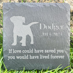 Personalized Pet Memorial Stone Gift - Ferret Grave Marker - Pet Sympathy Tombstone - Garden Headstone - Personalized Ferret Loss Gifts - Bereavement Gifts - Memory Gifts for Pet Loss