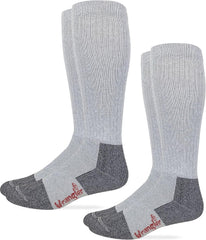 Wrangler Men's Cotton Tall Work Boot Socks (2 Pairs)