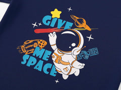 Beezizac Little Big Boys Pajamas Tie Dye Blue & Yellow 2-PC Snug-fit Comfy Short Sleeve PJ Set Kid Summer Size 4T-14