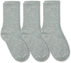 Jefferies Socks Boys' School Uniform Ribbed Crew Dress Socks 3 Pack