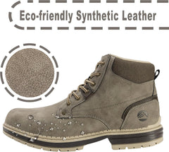 CC-Los Men's Hiking Boots Waterproof Casual Chukka Boots for Men