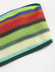 ZAFUL Women Strapless Textured Bandeau Bikini 2 Piece Swimwear Cheeky Solid Lace up Bathing Suits