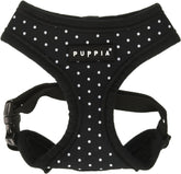 Puppia Dotty Dog Harness Over-The-Head No Pull No Choke Walking Training Adjustable for Small & Medium Dog, X-Small, Pink