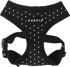 Puppia Dotty Dog Harness Over-The-Head No Pull No Choke Walking Training Adjustable for Small & Medium Dog, X-Small, Pink
