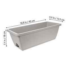YARNOW 1set Resin Vegetable Pots Drainage Planter Box for Practical Gardening Container Base
