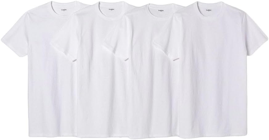 Goodfellow & Co Men's Short Sleeve 4pk Crew T-Shirt -