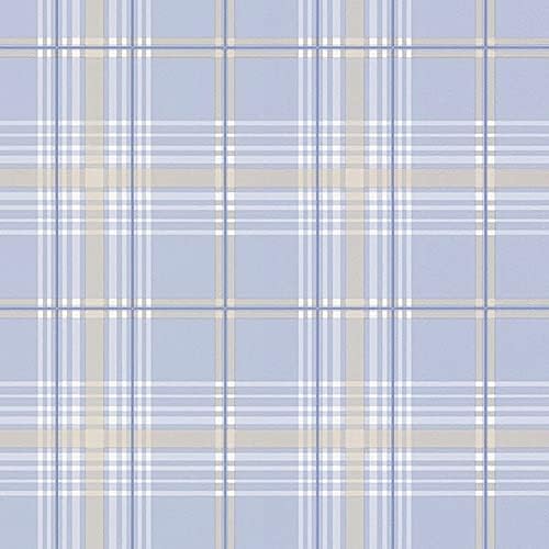 CONCORD WALLCOVERINGS ™ Fresh Kitchens, Kitchen Design Light Blue Wallpaper, Sample 7" x 10"