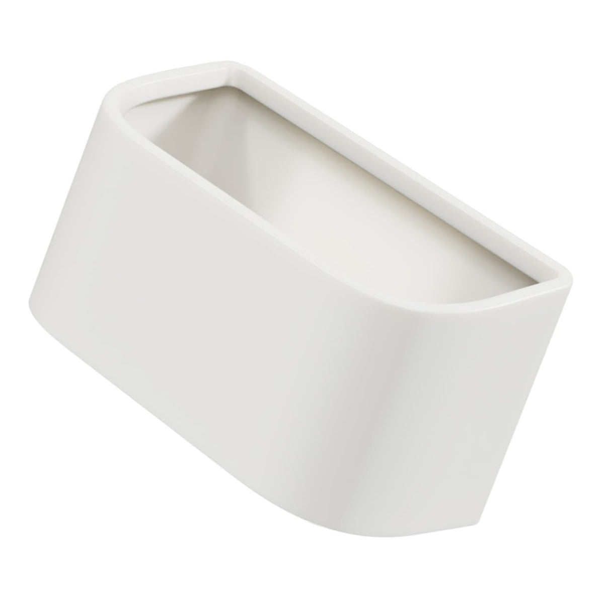 Vaguelly Wall-Mounted Hanging Garbage Bin Kitchen Trash Can Lid Space-Saving Cabinet Door Organizer 1-Piece Waterproof Trash Container for Bathroom and Kitchen