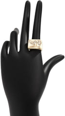 Colored Acrylic Ring Temperament Geometric Square Ring Personality Ring(Transparent)