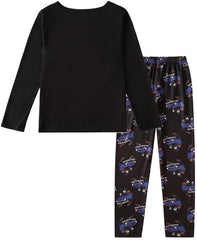 MyFav Boys Pajamas Set Long Sleeve Kids Sleepwear Big Boys Children Nightwear