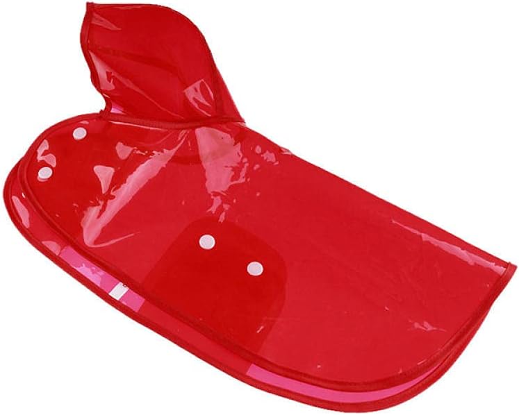 Dog Raincoats Dog Raincoats Waterproof Red Outdoor Puppy Dogs Pet Rain Coats Transparent Hoody Waterproof Jackets Raincoat for Dogs Cats Clothes S