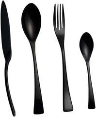 Stainless Steel Black Dinner Fork Elegant Cutlery for Home and Restaurant Use and Dishwasher Safe for Serving Meals and Entertaining