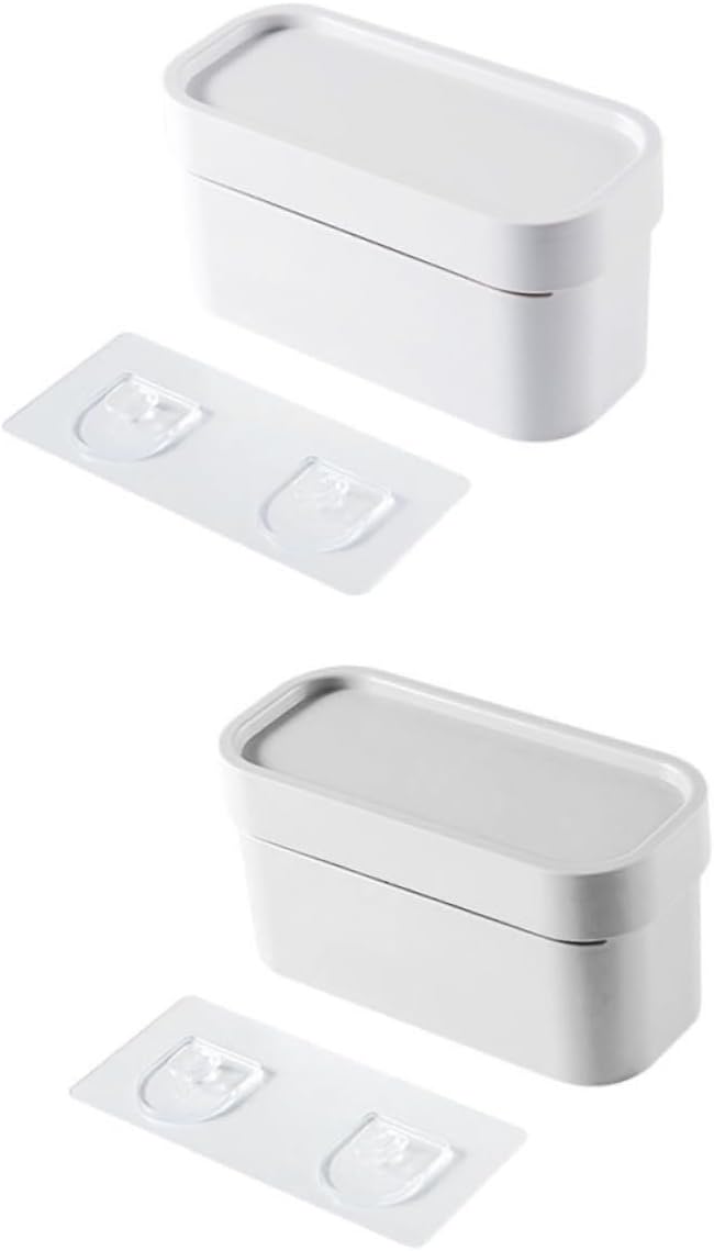 2pcs Wall-mounted Trash Bag Organizers Bag Storage Easy Install Space-saver